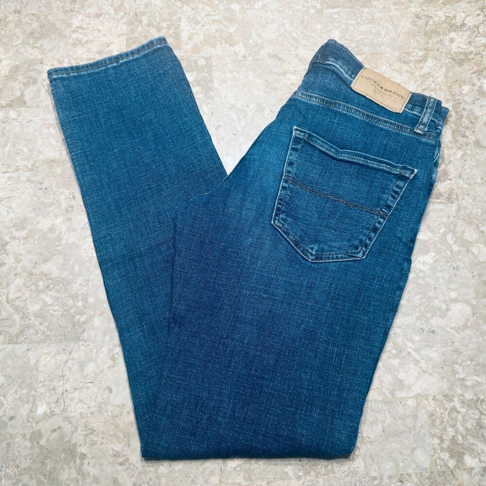 Lucky Brand Men's 410 Athletic Slim Stretch Denim Jeans , Actual Size 29x31